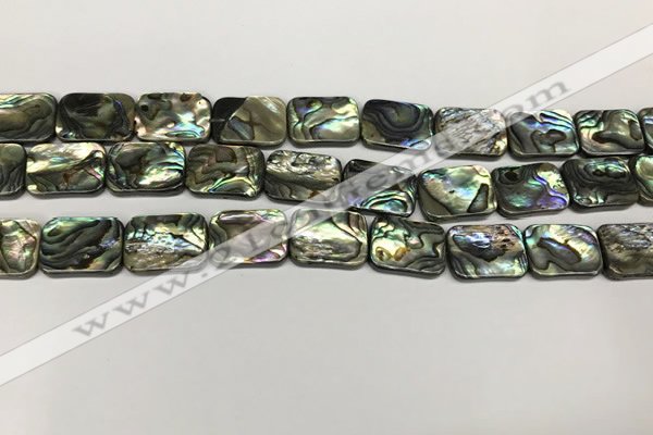 CSB4154 15.5 inches 12*16mm rectangle abalone shell beads wholesale