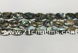 CSB4162 15.5 inches 13*18mm flat drum abalone shell beads wholesale