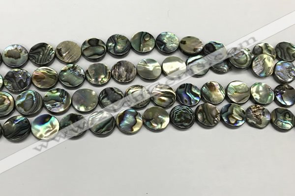 CSB4169 15.5 inches 10mm coin abalone shell beads wholesale