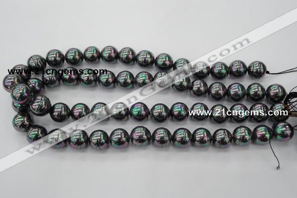 CSB626 15.5 inches 14mm whorl round shell pearl beads