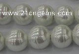 CSB635 15.5 inches 16mm whorl round shell pearl beads