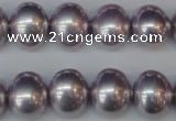 CSB815 15.5 inches 13*15mm oval shell pearl beads wholesale