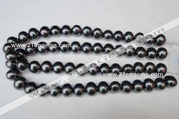 CSB816 15.5 inches 13*15mm oval shell pearl beads wholesale