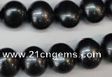 CSB818 15.5 inches 13*15mm oval shell pearl beads wholesale