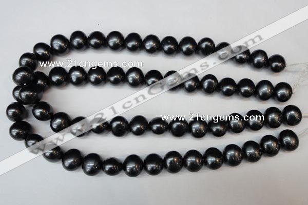 CSB818 15.5 inches 13*15mm oval shell pearl beads wholesale