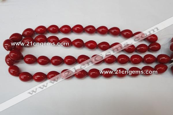 CSB869 15.5 inches 12*16mm teardrop shell pearl beads wholesale