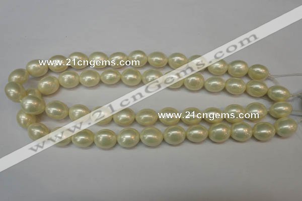 CSB880 15.5 inches 13*15mm nuggets shell pearl beads wholesale