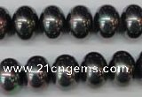 CSB909 15.5 inches 10*14mm rondelle shell pearl beads wholesale