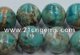 CSE03 15.5 inches 18mm round natural sea sediment jasper beads