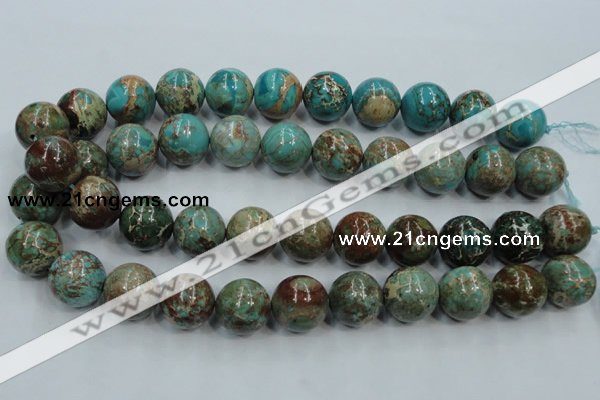 CSE03 15.5 inches 18mm round natural sea sediment jasper beads