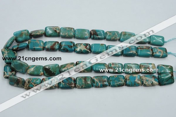 CSE15 15.5 inches 13*18mm rectangle natural sea sediment jasper beads