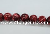 CSE161 15.5 inches 8mm round dyed natural sea sediment jasper beads