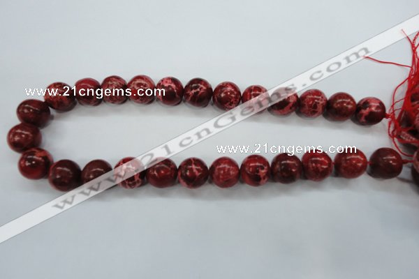 CSE162 15.5 inches 10mm round dyed natural sea sediment jasper beads