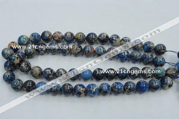 CSE211 15.5 inches 8mm round dyed natural sea sediment jasper beads