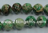 CSE223 15.5 inches 18mm round dyed natural sea sediment jasper beads