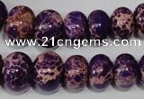 CSE303 15.5 inches 7*10mm – 15*20mm rondelle dyed sea sediment jasper beads