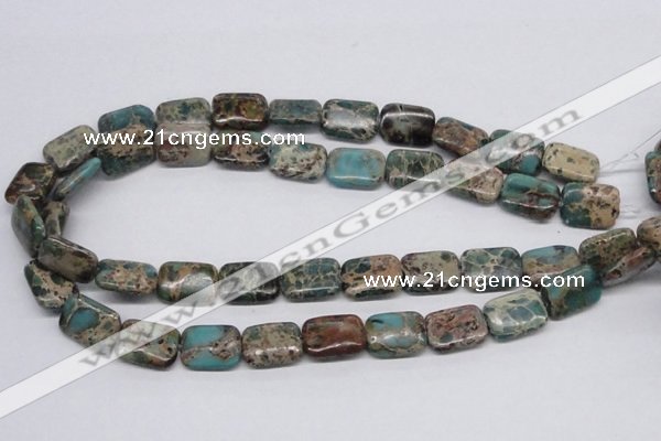 CSE5016 15.5 inches 13*18mm rectangle natural sea sediment jasper beads