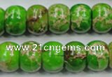 CSE56 15.5 inches 12*16mm rondelle dyed natural sea sediment jasper beads