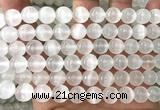 CSE613 15 inches 10mm round selenite gemstone beads