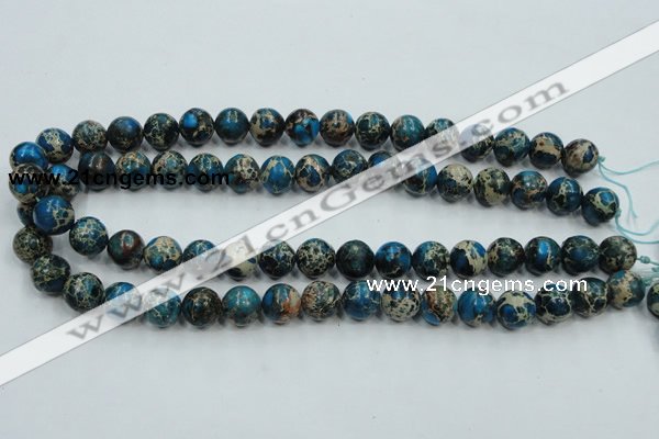 CSE62 15.5 inches 12mm round dyed natural sea sediment jasper beads