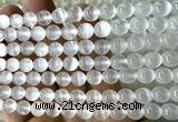 CSE631 15 inches 8mm round selenite beads wholesale