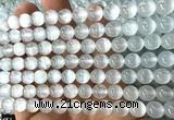 CSE651 15 inches 8mm round selenite beads wholesale