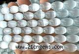 CSE656 15 inches 10*14mm rice selenite beads wholesale