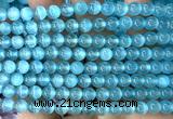 CSE660 15 inches 6mm round selenite beads wholesale