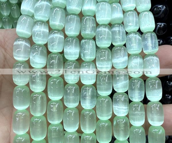 CSE678 15 inches 8*12mm drum selenite beads wholesale