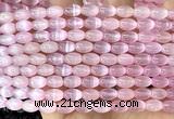 CSE704 15 inches 6*9mm rice selenite beads wholesale