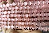 CSE710 15 inches 6mm round selenite beads wholesale