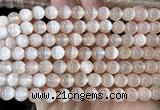 CSE720 15 inches 6mm round selenite beads wholesale