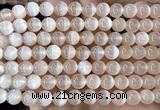CSE721 15 inches 8mm round selenite beads wholesale