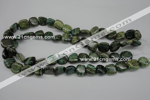 CSG34 15.5 inches 14*14mm freeform long spar gemstone beads