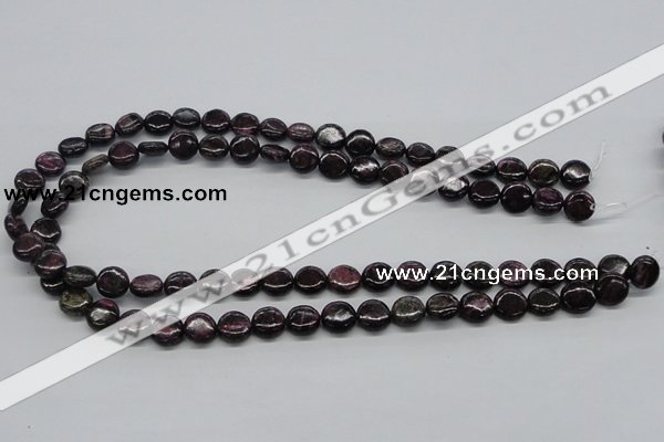 CSG55 15.5 inches 10mm flat round long spar gemstone beads wholesale