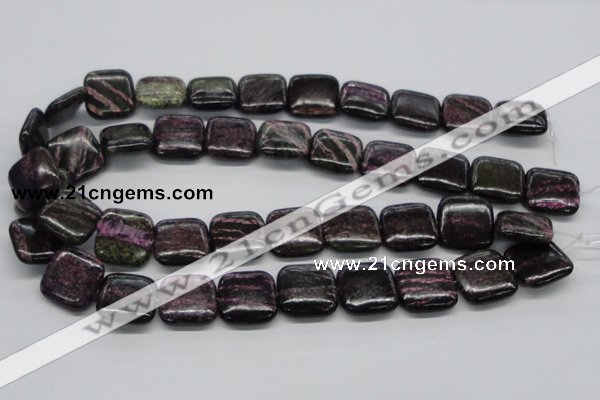 CSG60 15.5 inches 20*20mm square long spar gemstone beads wholesale