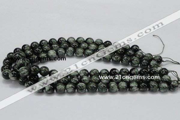 CSH03 15.5 inches 10mm round natural seraphinite gemstone beads