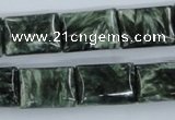 CSH12 15.5 inches 13*18mm rectangle natural seraphinite beads