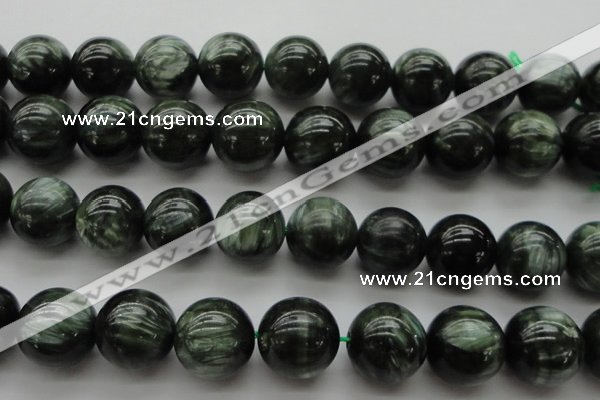 CSH205 15.5 inches 14mm round AA grade natural seraphinite beads