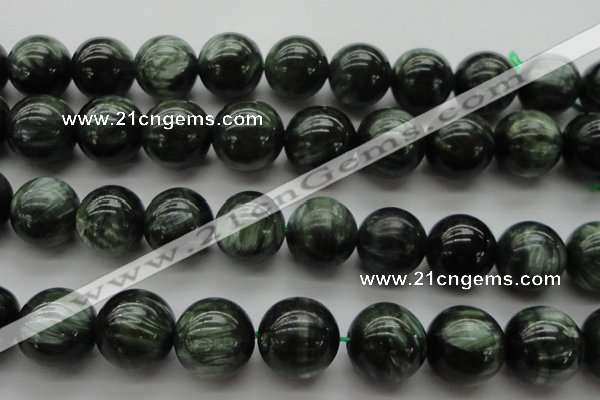 CSH205 15.5 inches 14mm round AA grade natural seraphinite beads