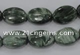 CSH50 15.5 inches 15*20mm oval natural seraphinite gemstone beads