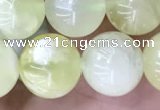 CSJ313 15.5 inches 8mm round serpentine new jade beads