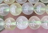 CSJ319 15.5 inches 6mm round serpentine new jade beads