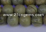 CSL204 15.5 inches 12mm round silver leaf jasper beads wholesale