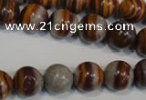 CSL83 15.5 inches 12mm round silver leaf jasper beads wholesale