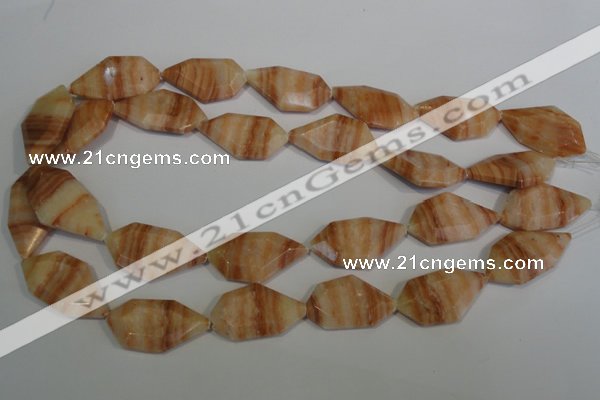 CSL85 15.5 inches 17*32mm freefrom silver leaf jasper beads wholesale