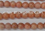 CSM03 15.5 inches 8mm round salmon stone beads wholesale