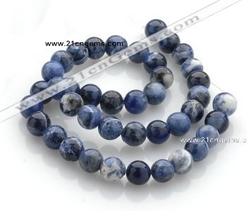 CSO02 15 inches 10mm round sodalite gemstone beads wholesale