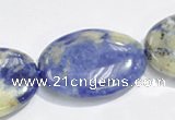 CSO11 15.5 inches 13*18mm oval A grade sodalite beads wholesale