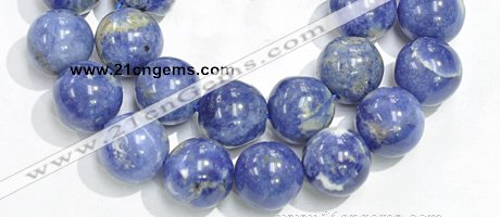 CSO14 15.5 inches 4mm round AB grade sodalite gemstone beads